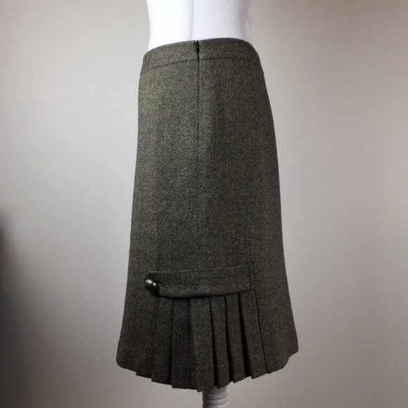 Wool Banana Republic Tweed Trumpet Pencil Skirt - Picture 3 of 8